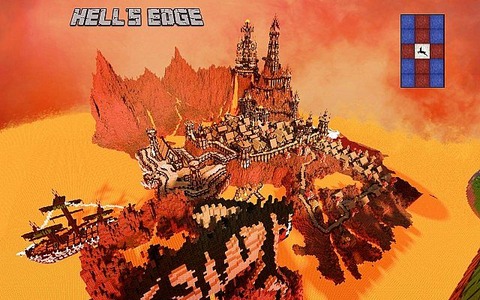 景観 ネザー建築 Hell S Edge World Minecraft 日本マイクラ総合サイト
